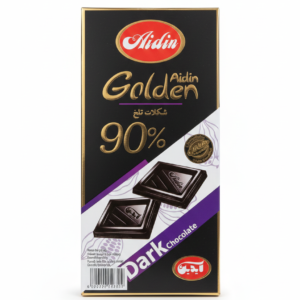 شکلات تبلتی تلخ 90% آیدین