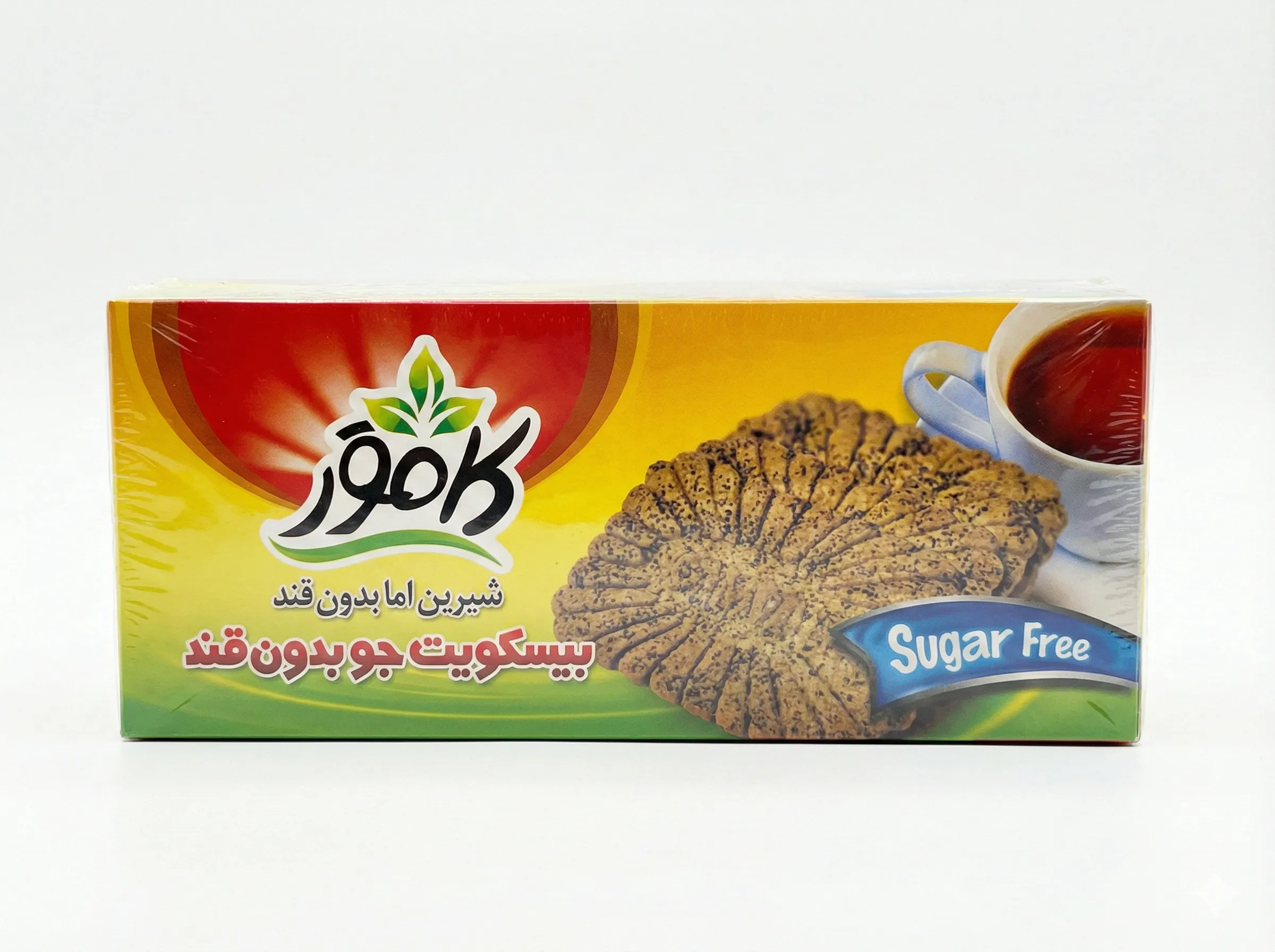 بیسکویت جو با تزیین شوید کامور