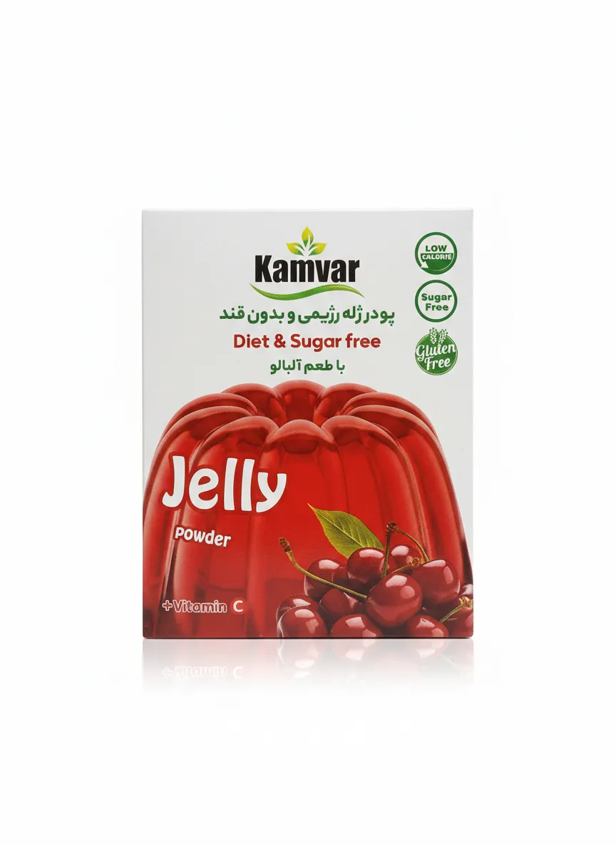 پودر ژله رژیمی آلبالو کامور