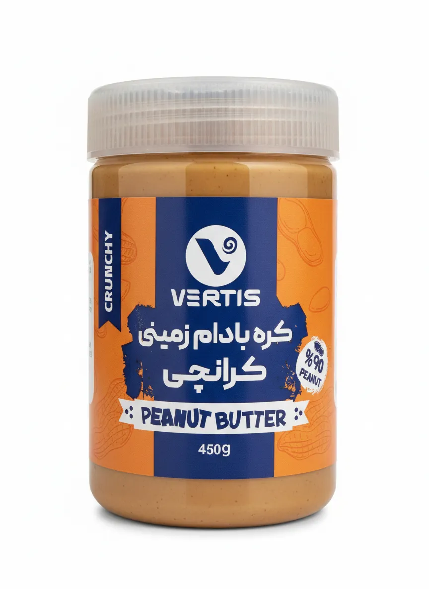 کره بادام زمینی کرانچی ورتیس