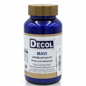 رنگ پودری آبی 25 گرمی دکول