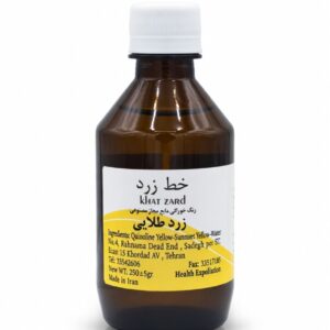 رنگ مایع طلایی 250 گرمی خط زرد