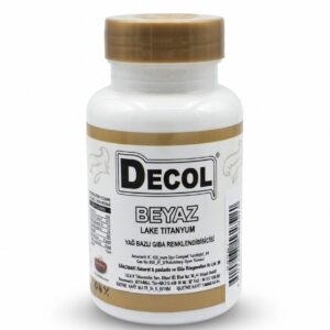 رنگ پودری سفید 25 گرمی دکول