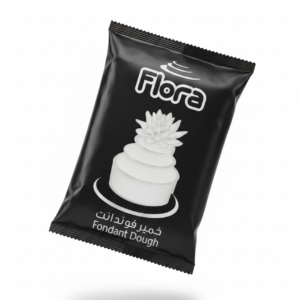خمیر فوندانت سفید 200 گرمی فلورا