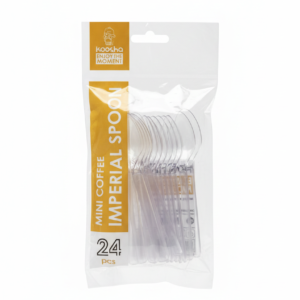 قاشق بستنی بیرنگ کوشا (24 عددی)