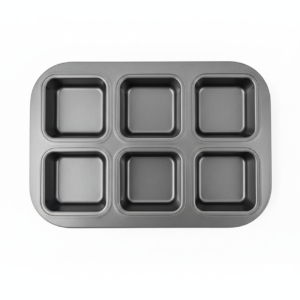 قالب تفلون مافین مربع 6 عددی