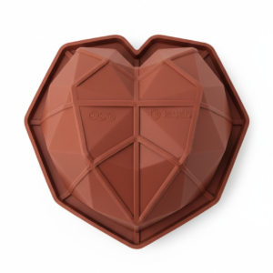 قالب سیلیکون طرح قلب اوریگامی 16سانت سورنا