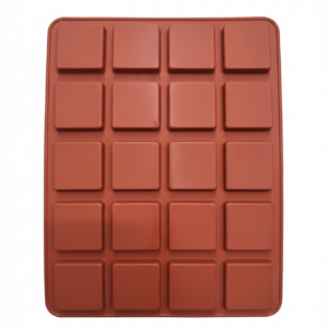 قالب سیلیکون پولکی مربع 4 سانتی