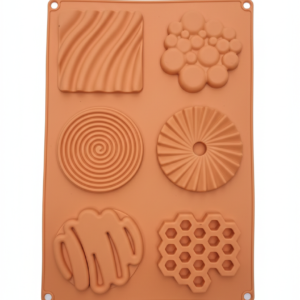 قالب سیلیکون 6 عددی گرد جور