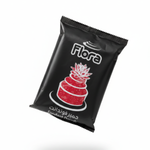 خمیر فوندانت قرمز1کیلویی فلورا