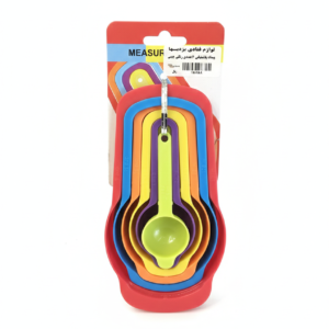 پیمانه پلاستیکی 6 عددی رنگی چینی