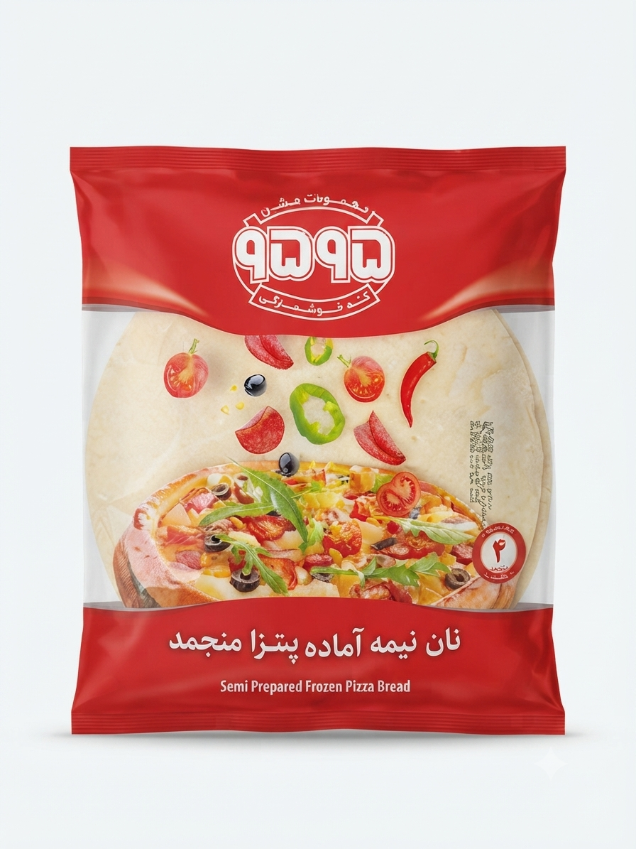 نان نیمه آماده پیتزا 9595